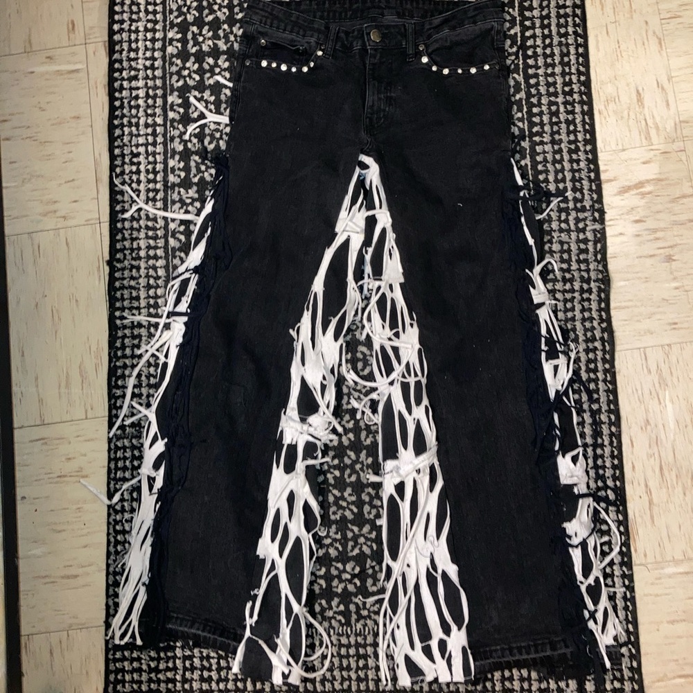 Custom made flared pants